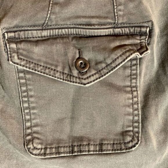 Torrid Grey Military Short Shorts - Picture 9 of 9